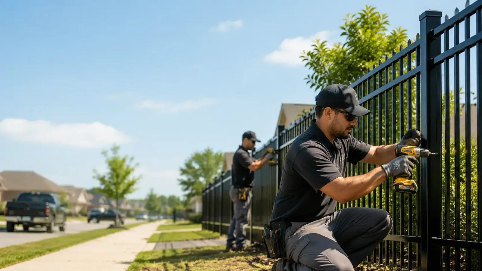 Metal Fence Installation in Ireland, WV
